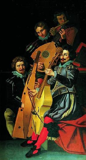 Reinhold Timm Christian IV s musicians Spain oil painting art